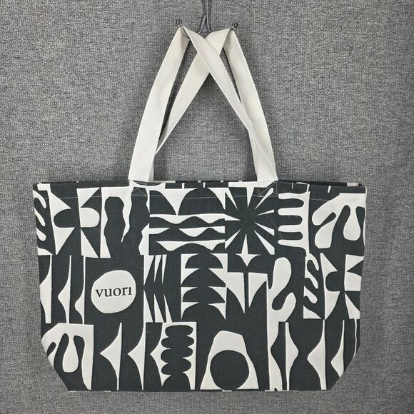 VUORI CODY HUDSON ABSTRACT PRINT TOTE BAG – 22" × 19" × 4" – RECYCLED MATERIALS - Picture 2 of 11